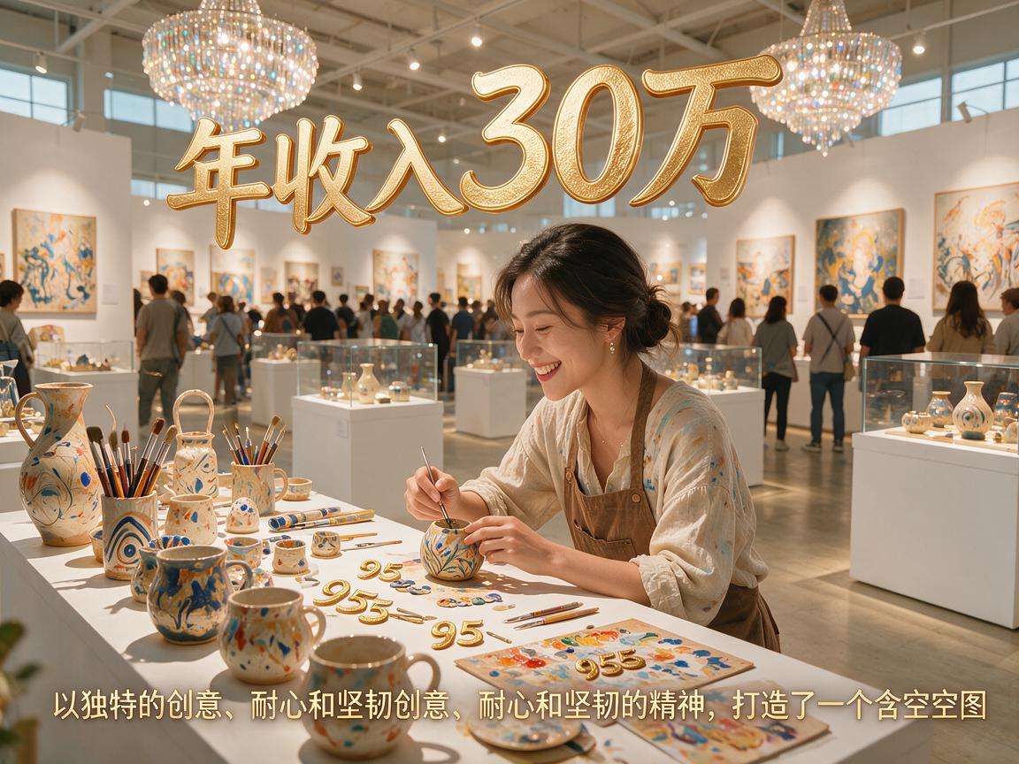 95后女孩靠小众手工艺展会创业年入30万是怎么做到的