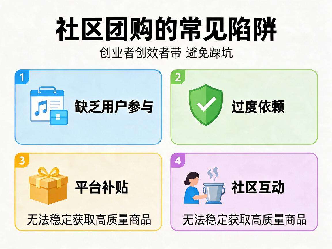 普通创业者入局社区团购要避开哪些常见的踩坑点
