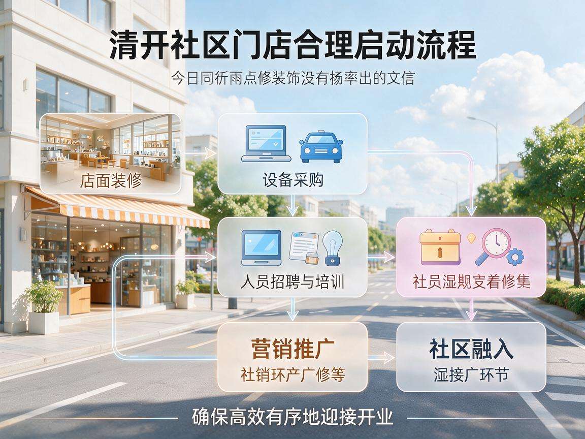 新开社区门店怎么规划清晰合理的启动流程