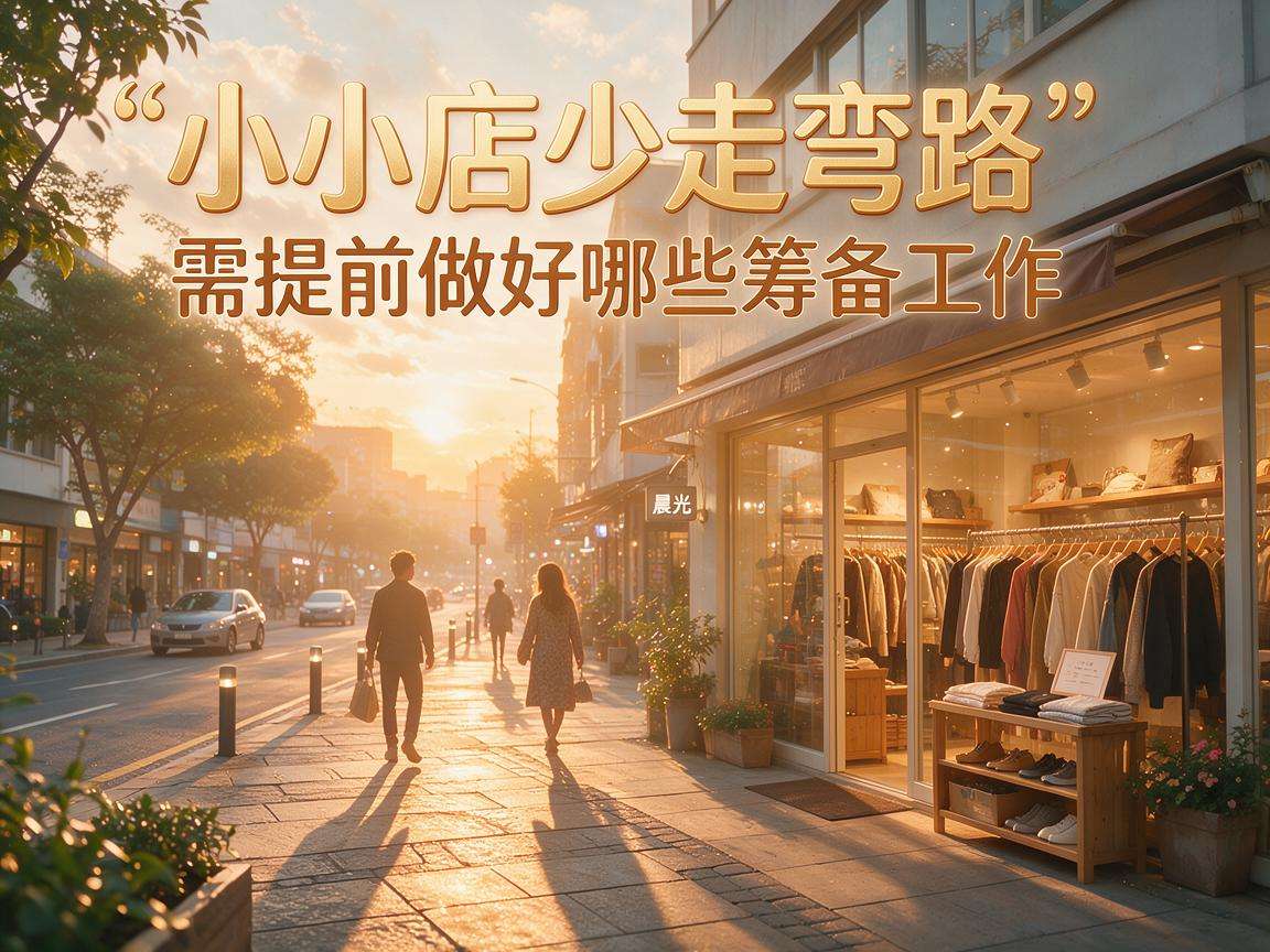 开小店少走弯路需提前做好哪些筹备工作